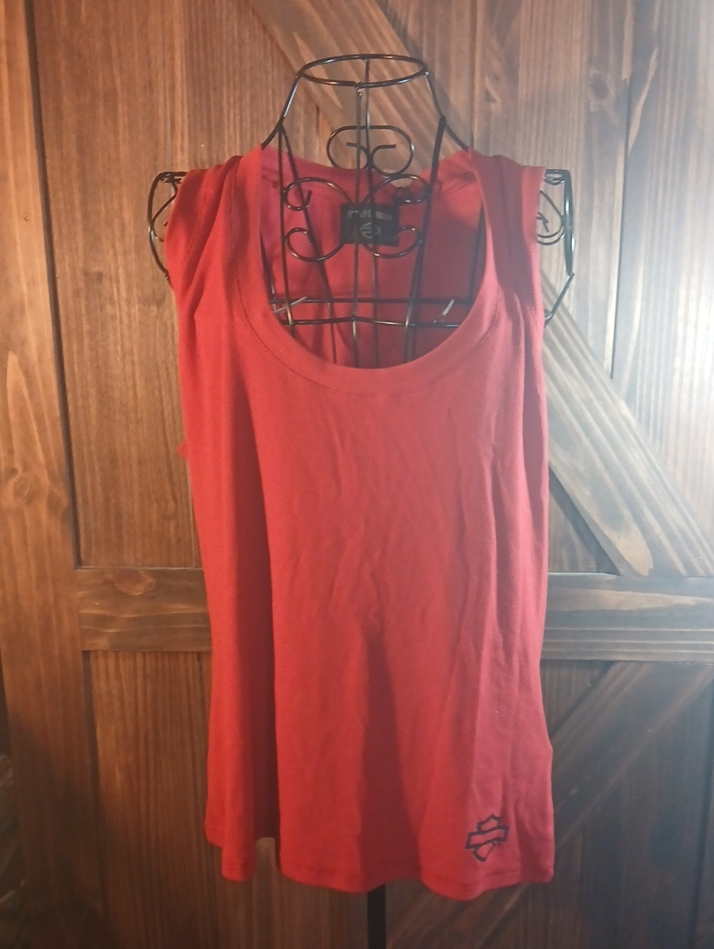NWT Harley Davidson Red Sleeveless Tank Top